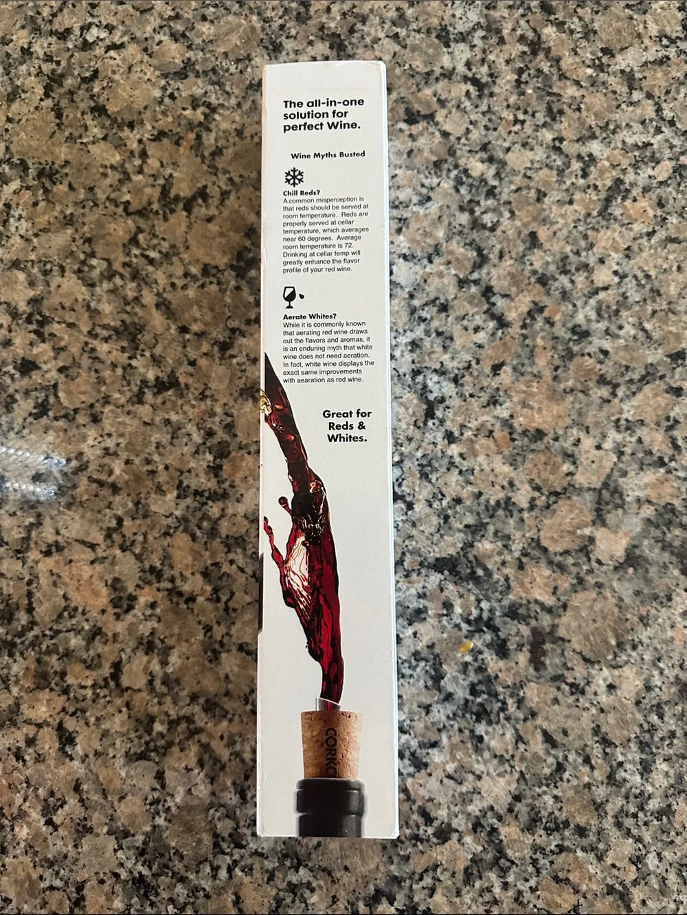 NEW Corkcicle Air 4 in 1 Chiller Aerator Pourer Stopper